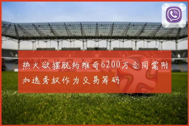 热火欲摆脱约维奇6200万合同需附加选秀权作为交易筹码